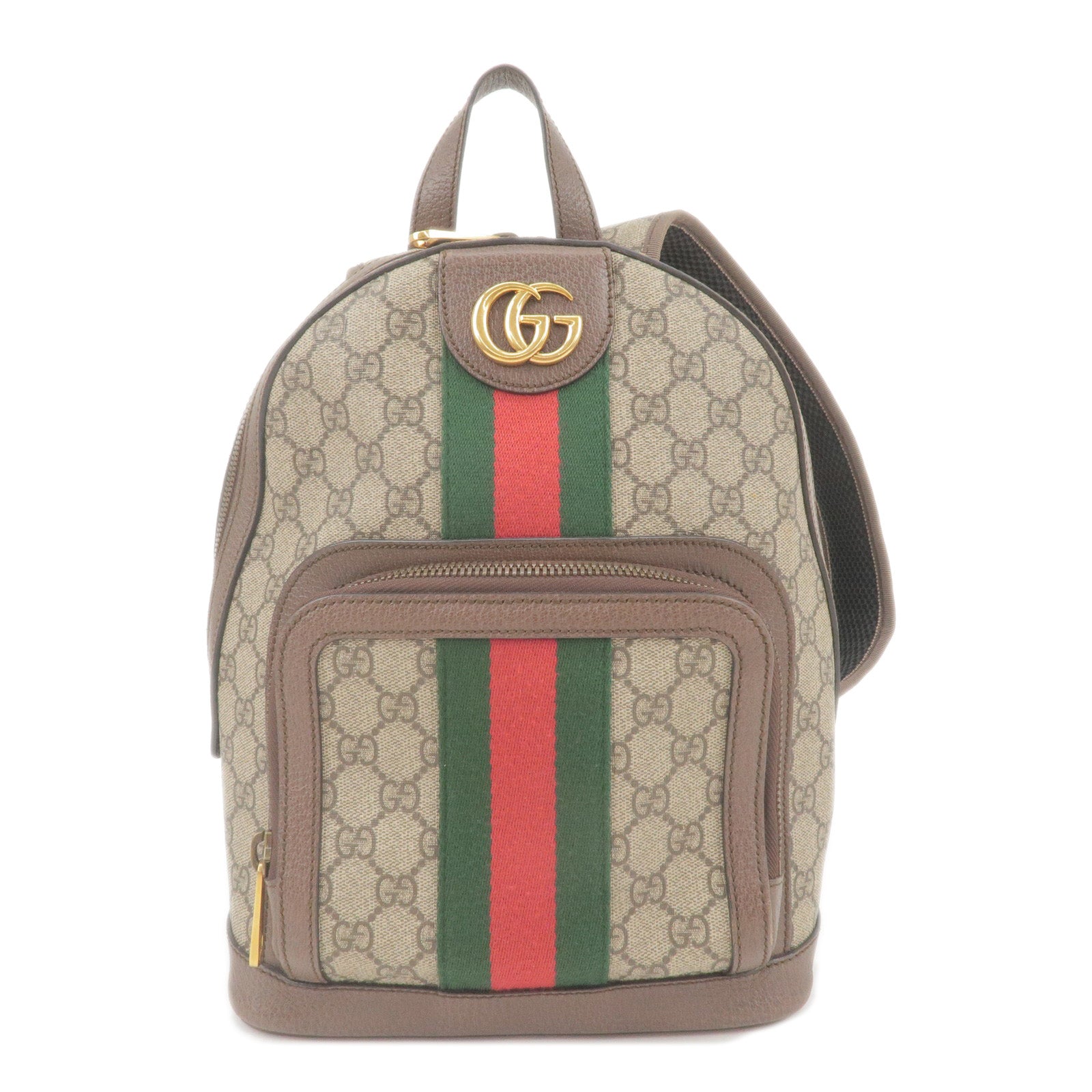 GUCCI Sherry Ophidia GG Small Supreme Leather Back Pack 547965