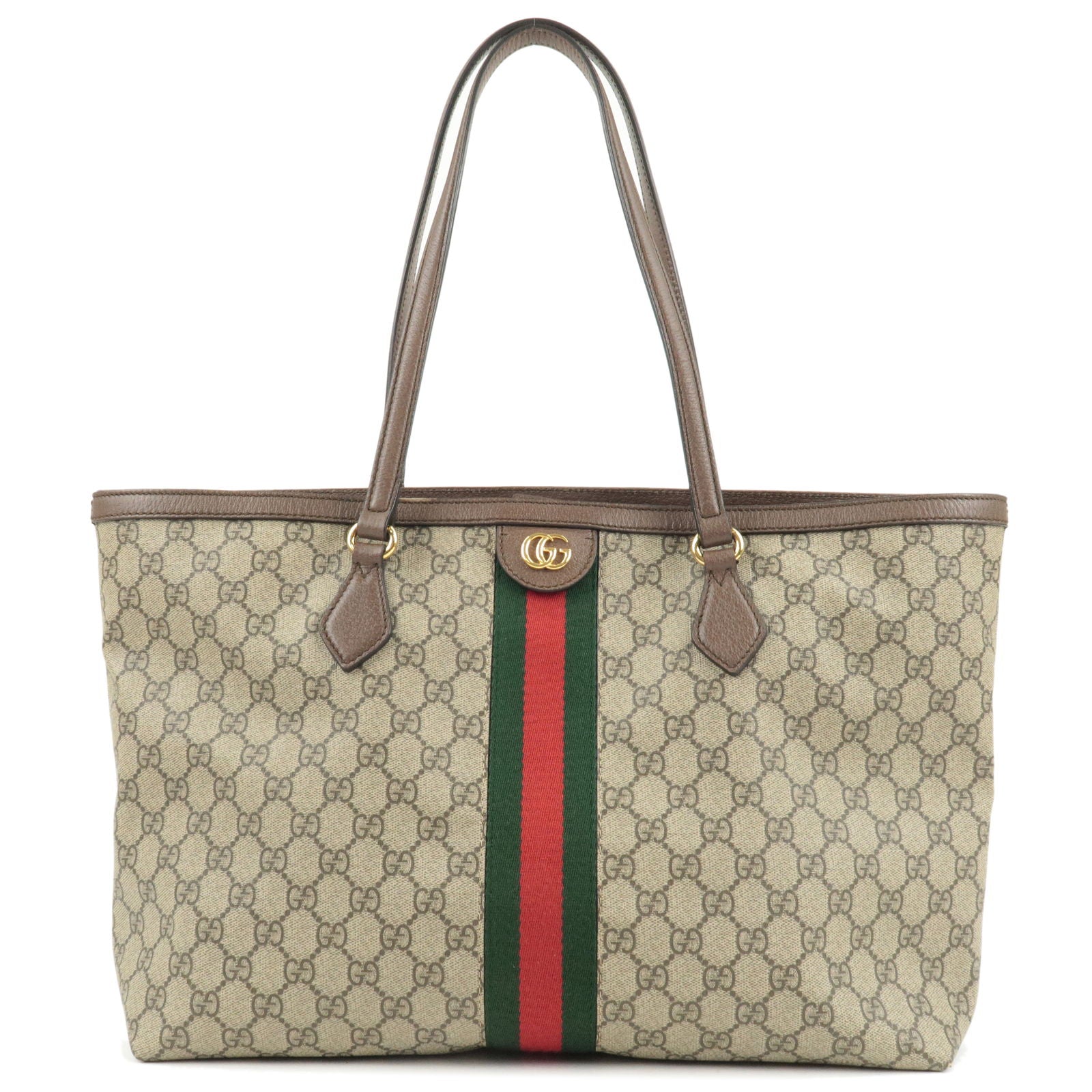 GUCCI Sherry Ophidia GG Supreme Leather Medium Tote Bag 631685