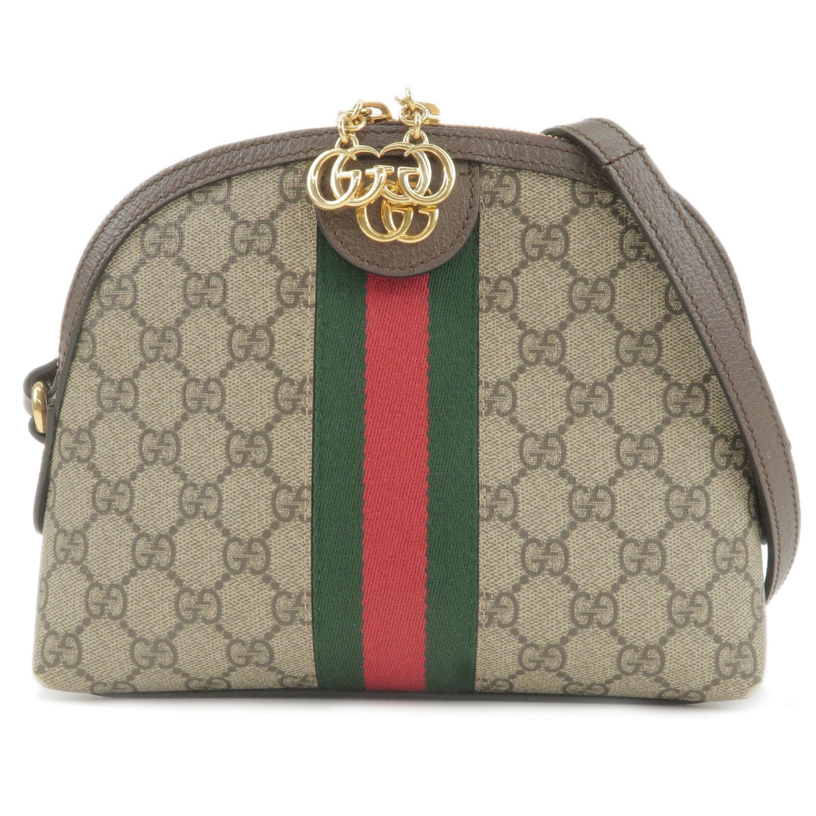 GUCCI Sherry Ophidia GG Supreme Leather Shoulder Bag 499621