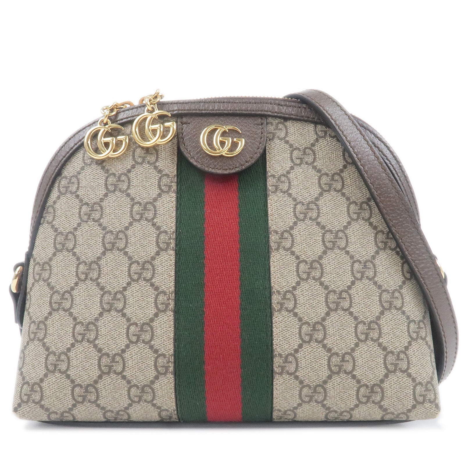 GUCCI Sherry Ophidia GG Supreme Leather Shoulder Bag 499621