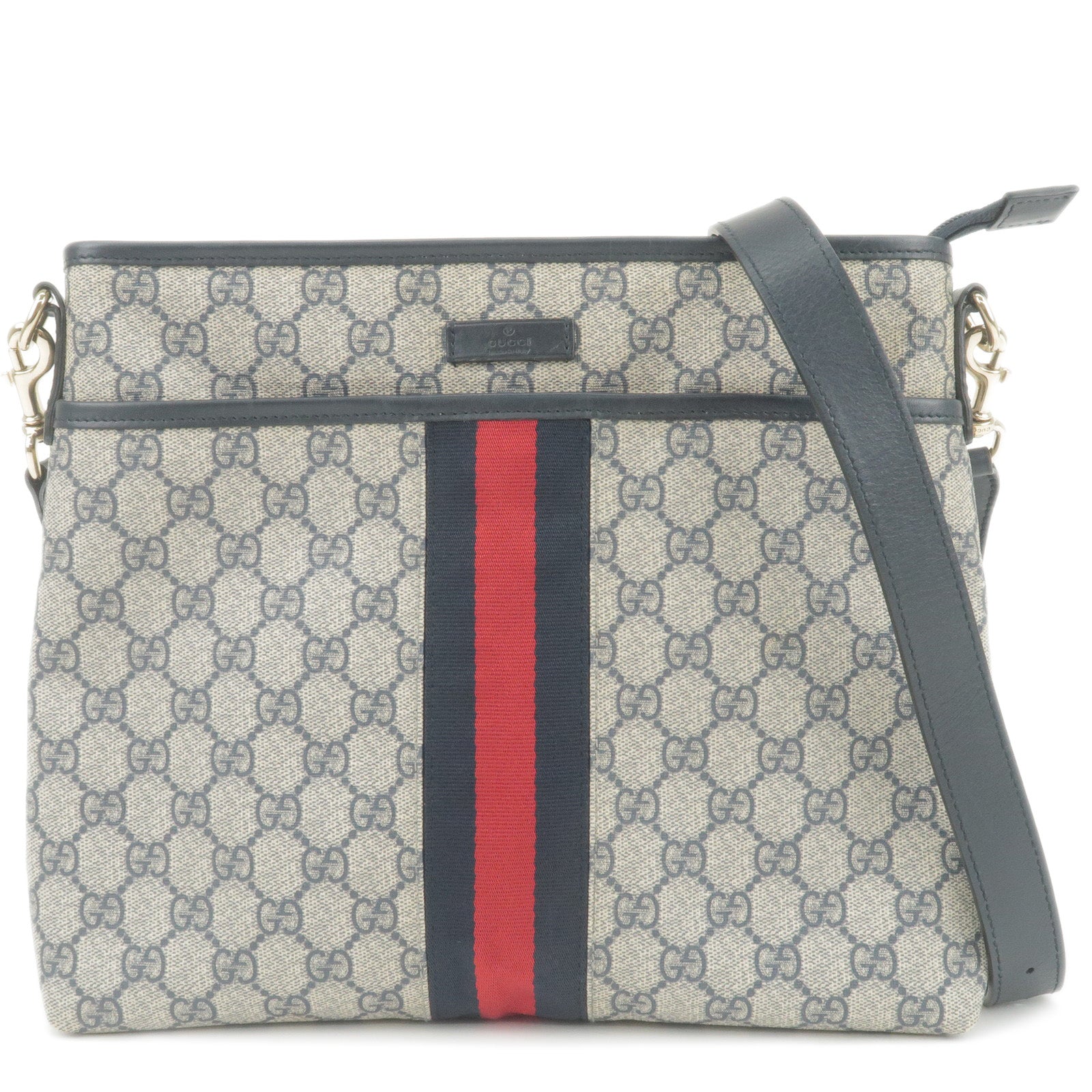 GUCCI Sherry GG Supreme GG Plus Leather Shoulder Bag 388926