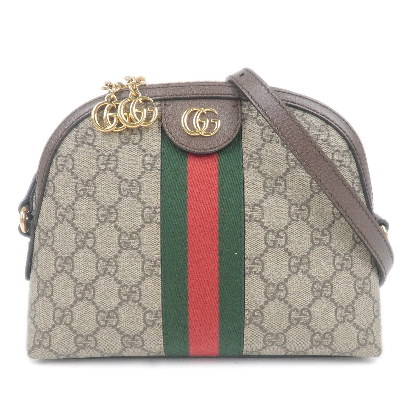 GUCCI Sherry Ophidia GG Supreme Leather Shoulder Bag 499621