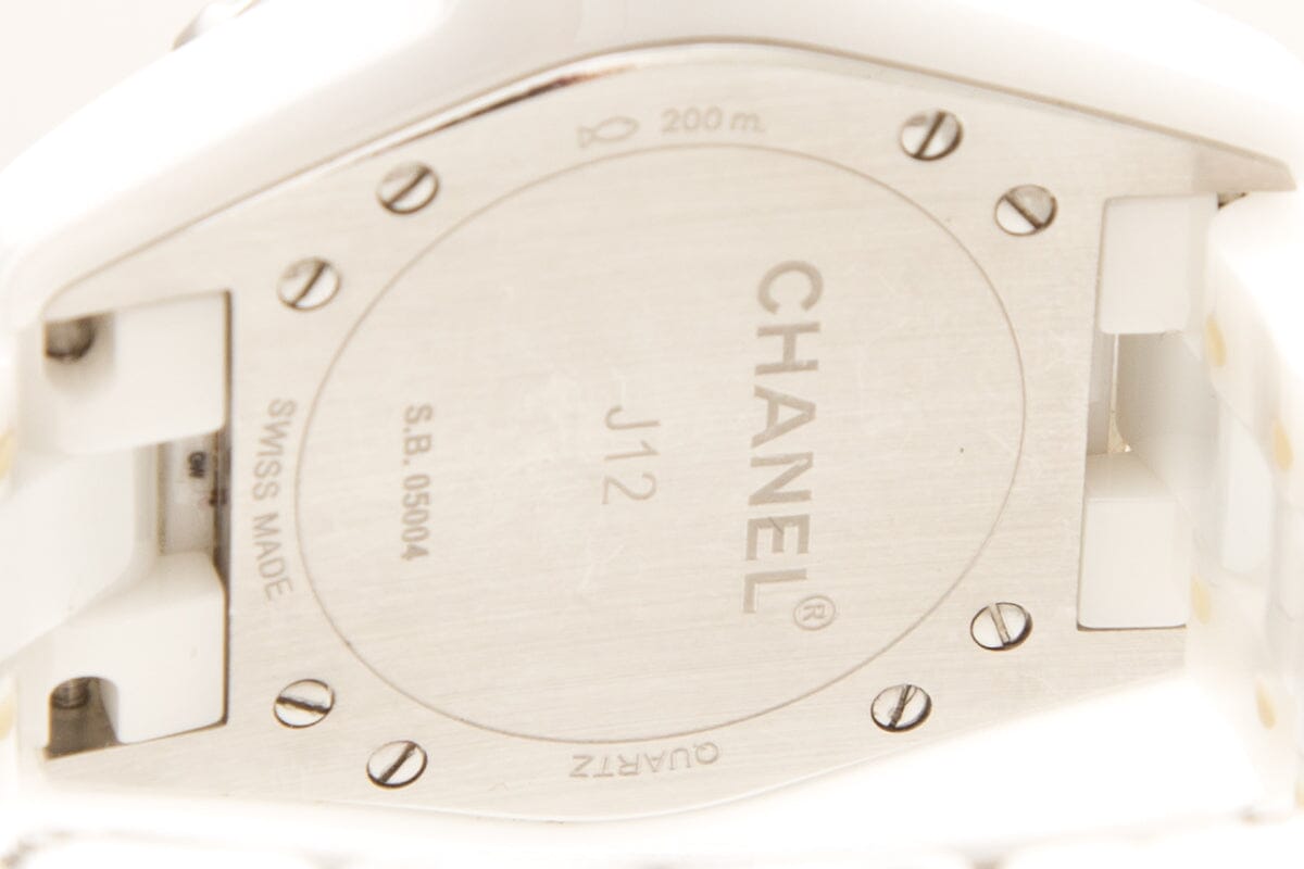 Chanel White J12 Watch