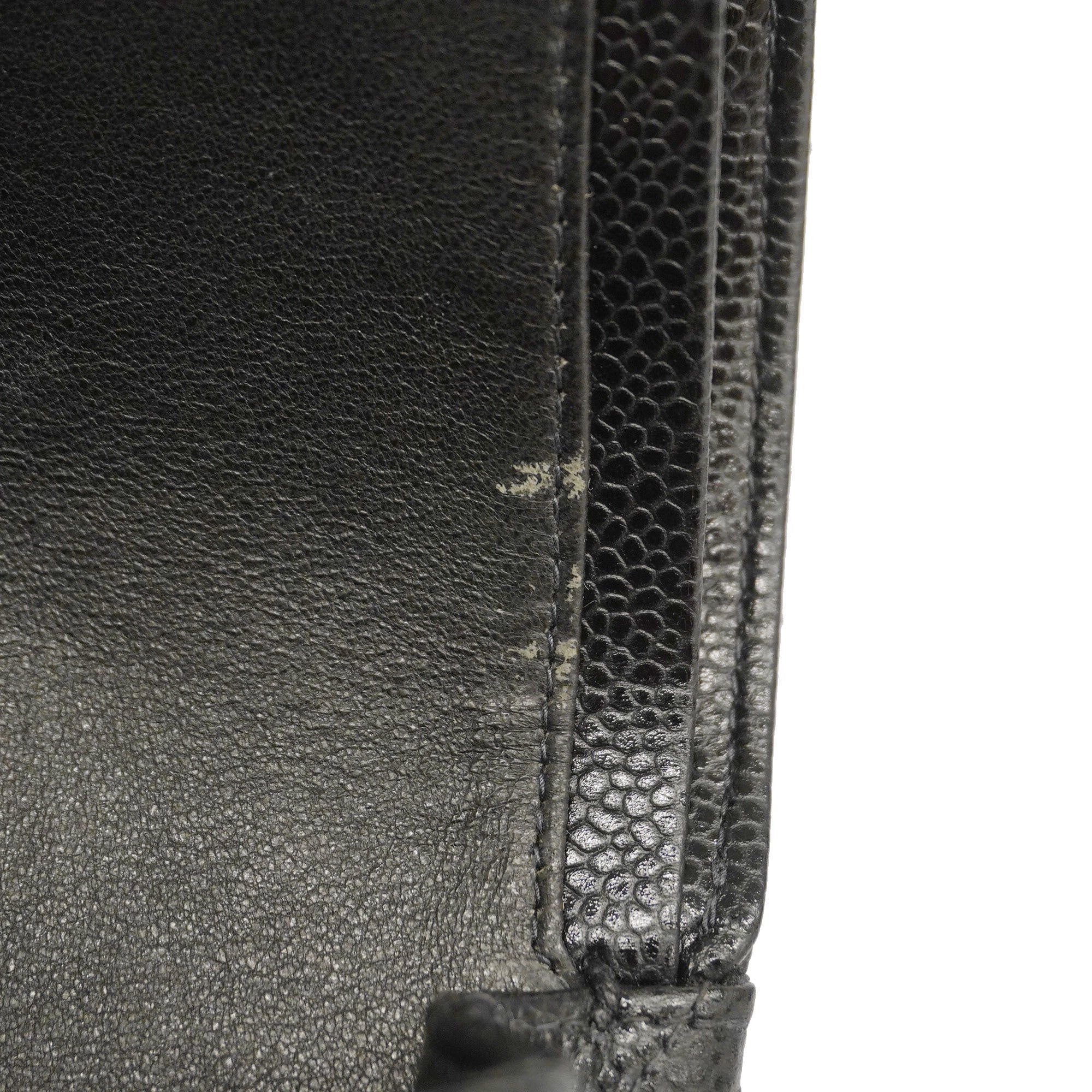 CHANEL  Matelasse W Flap W Chain Lambskin Women's Leather Shoulder Bag Black
