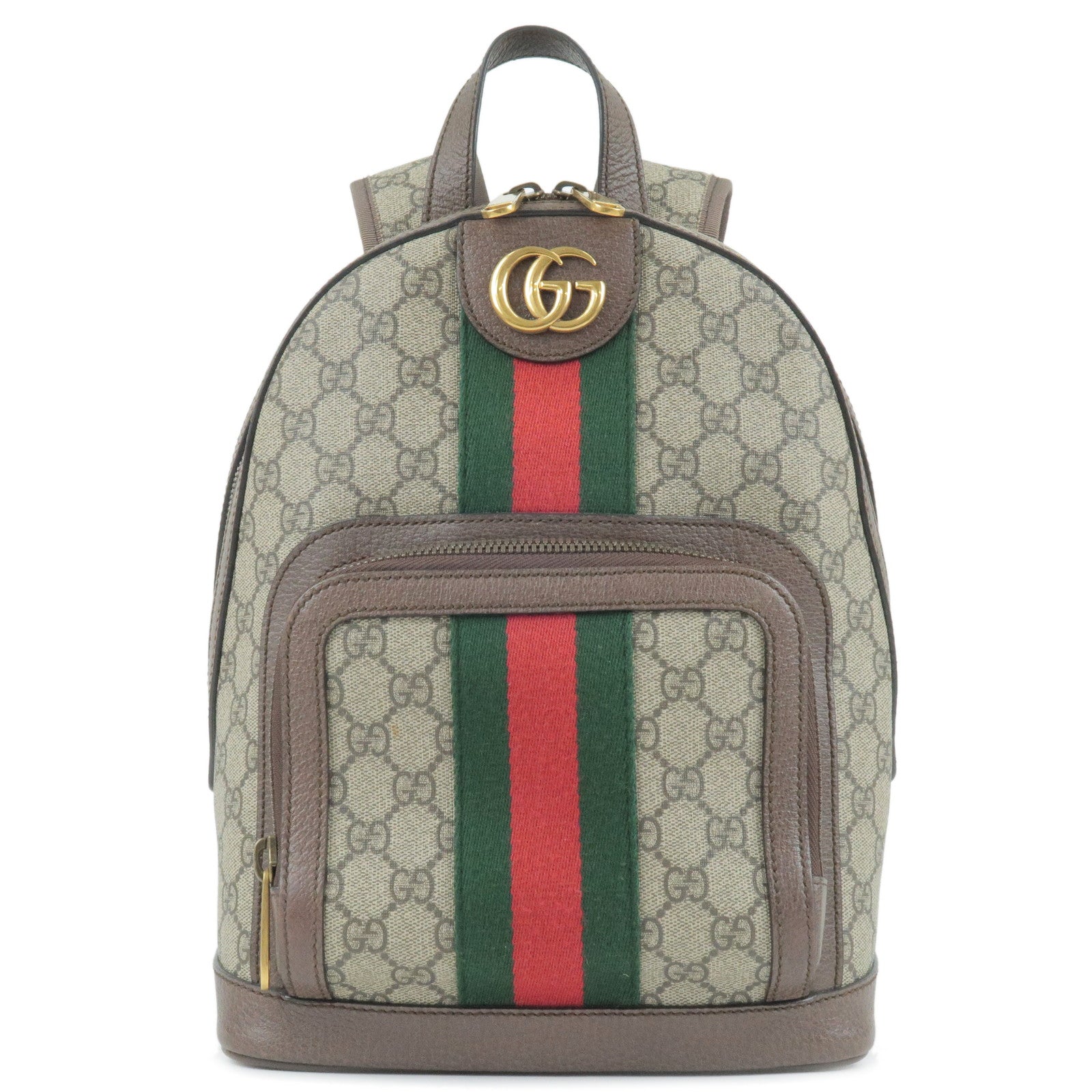 GUCCI Sherry Ophidia GG Supreme Leather GG Small Back Pack 547965