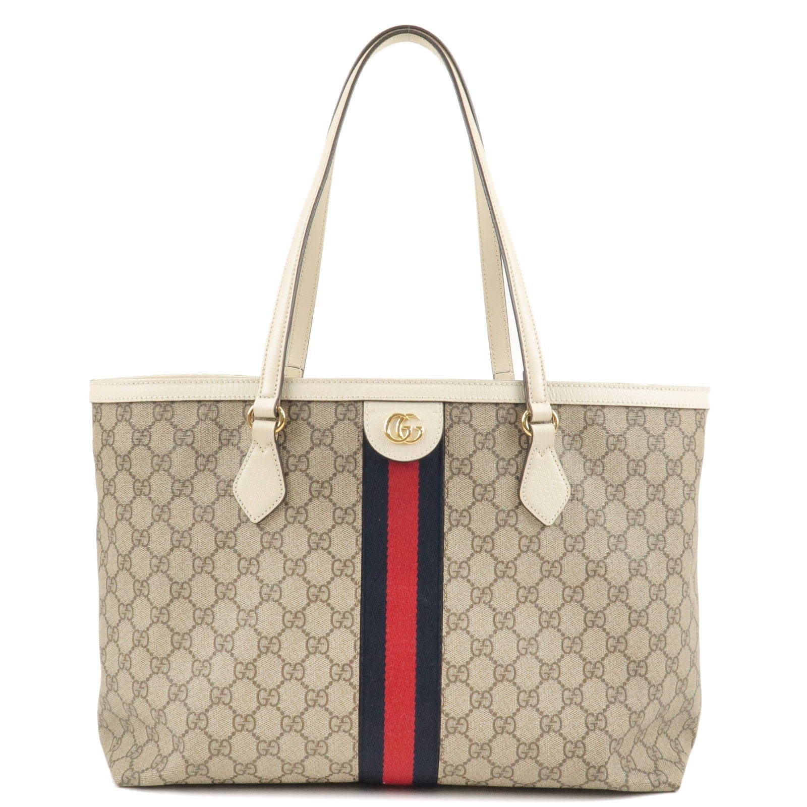 GUCCI Sherry Ophidia GG Supreme Leather Medium Tote Bag 631685