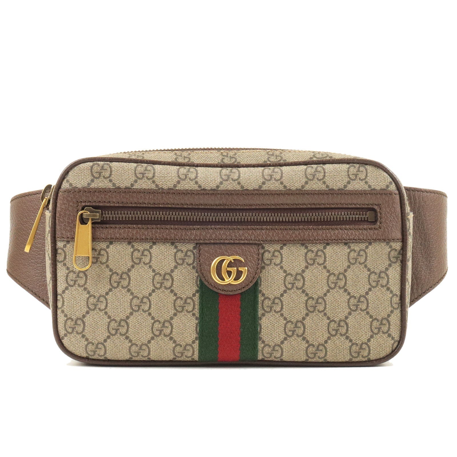 GUCCI Ophidia GG Supreme Leather Waist Bag Beige 5747964