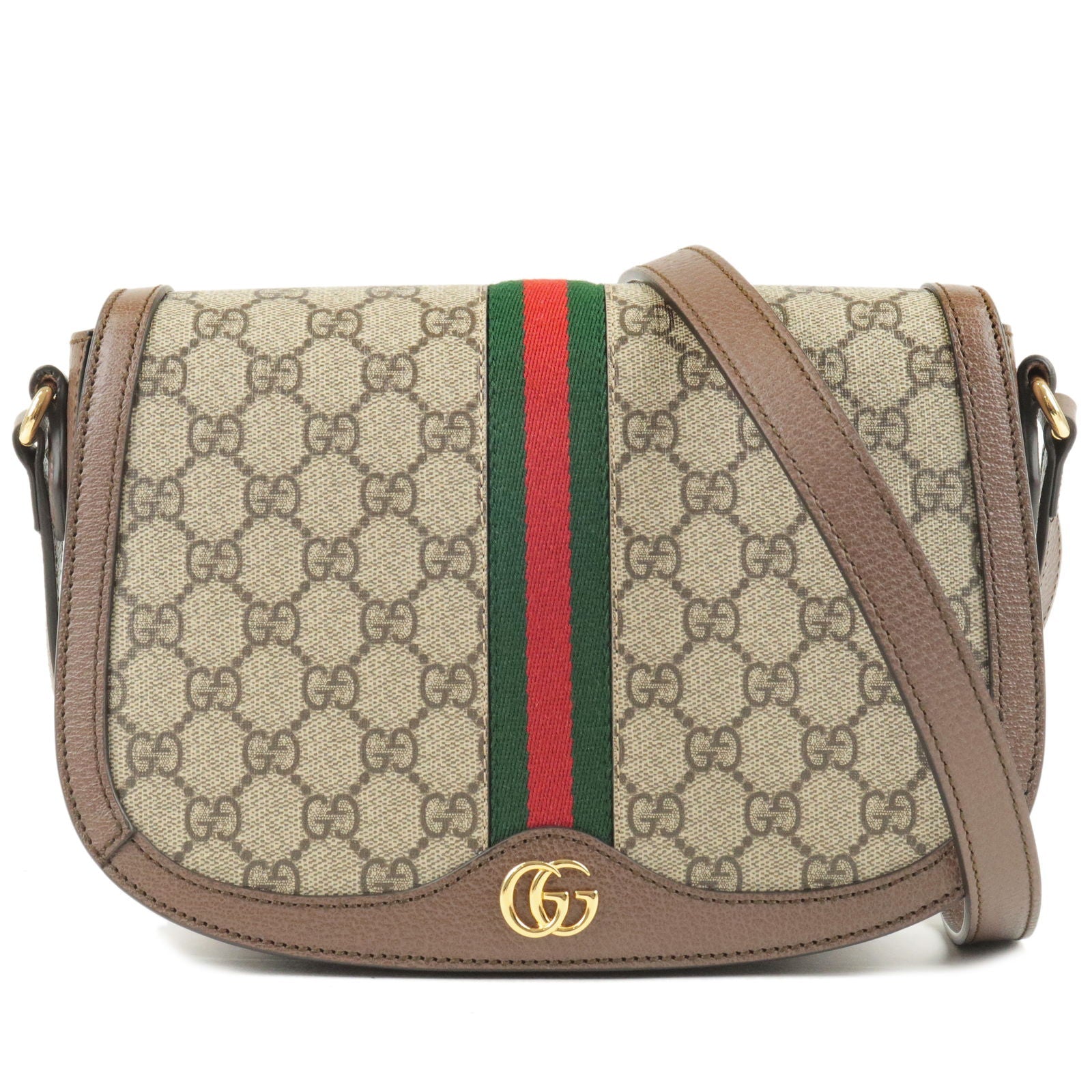 GUCCI Ophidia Small GG Supreme Leather Shoulder Bag 601044