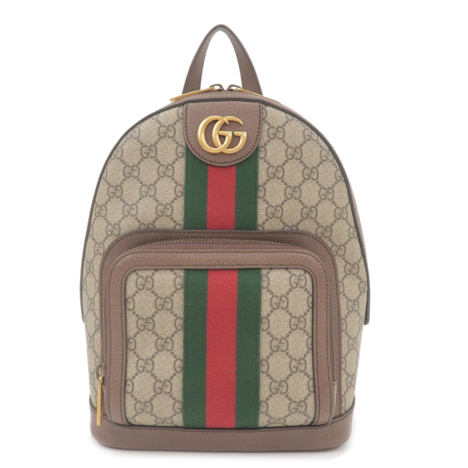 GUCCI Ophidia GG Supreme Leather Small Back Pack Beige 547965