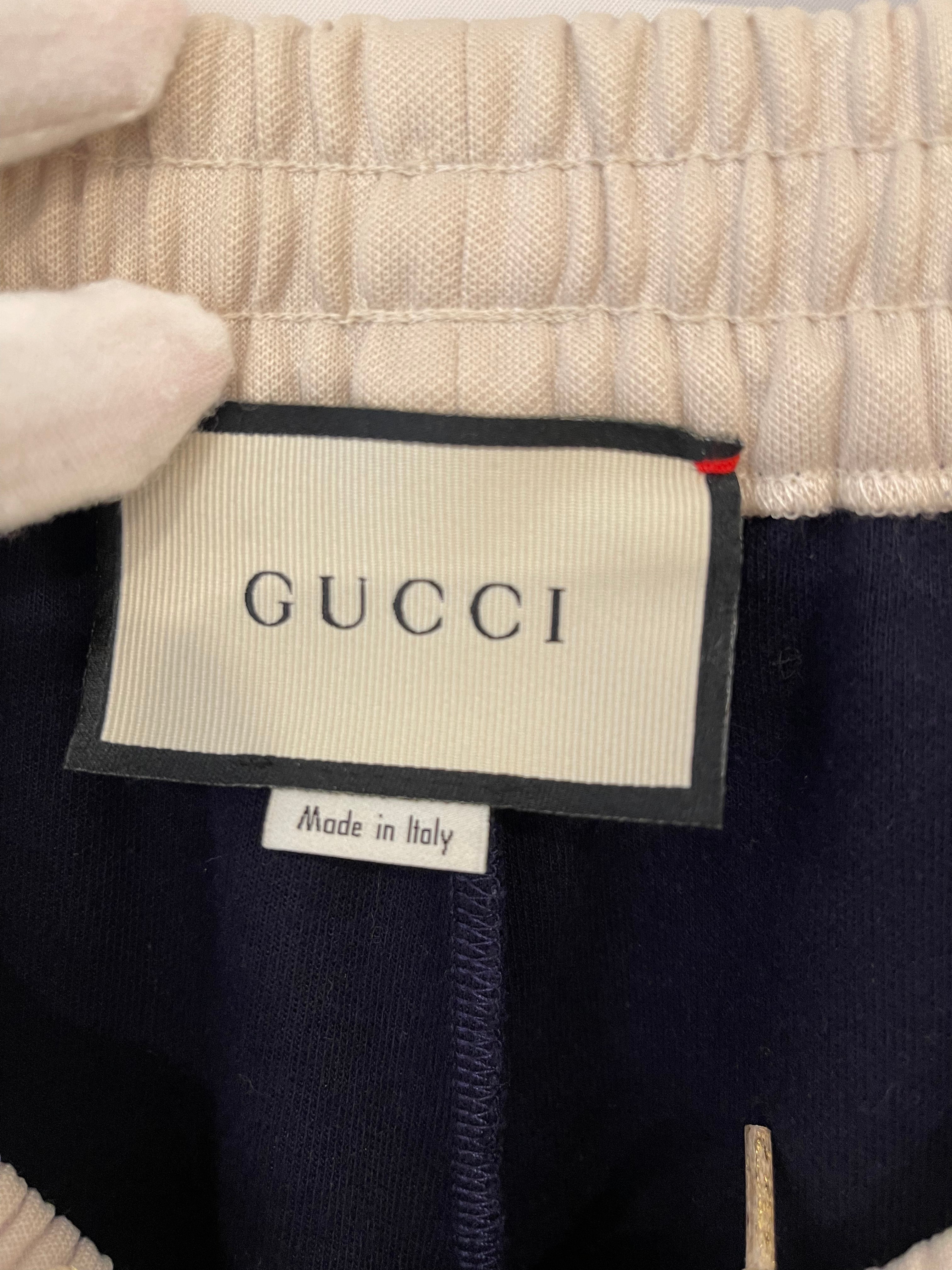 Gucci Navy Guccify Yourself Track Pants Size XS (UK 6)