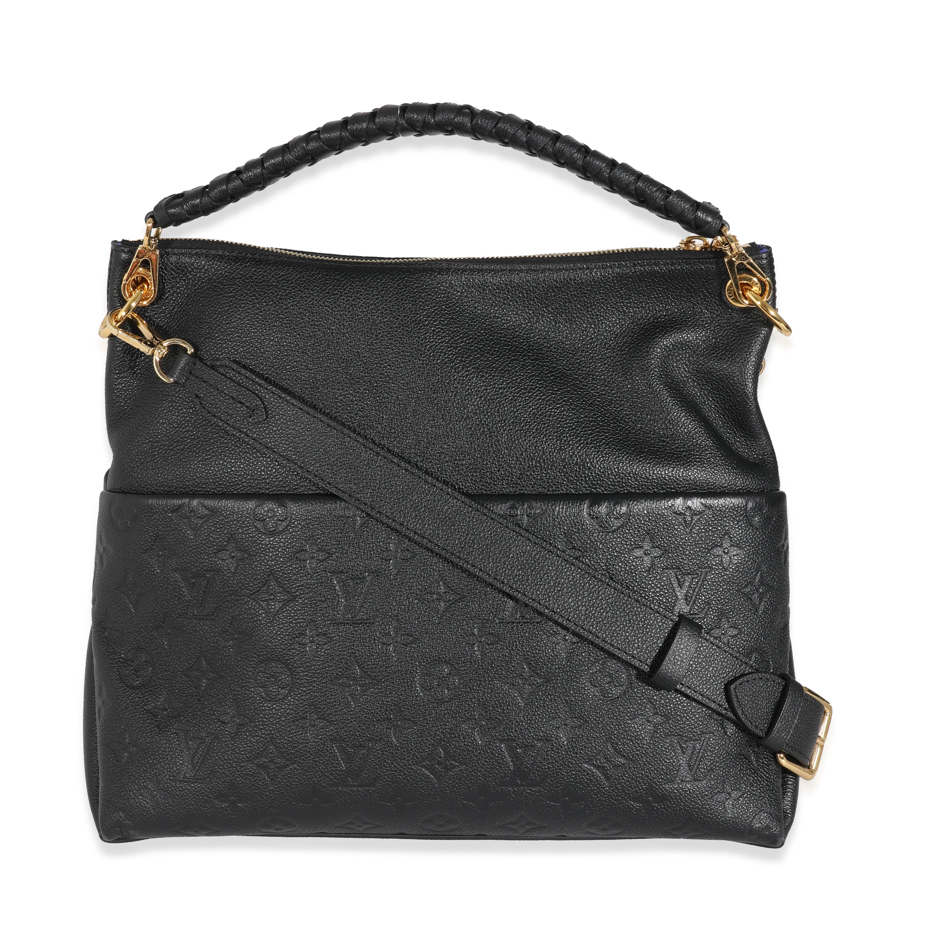 Louis Vuitton Black Empreinte Maida Hobo