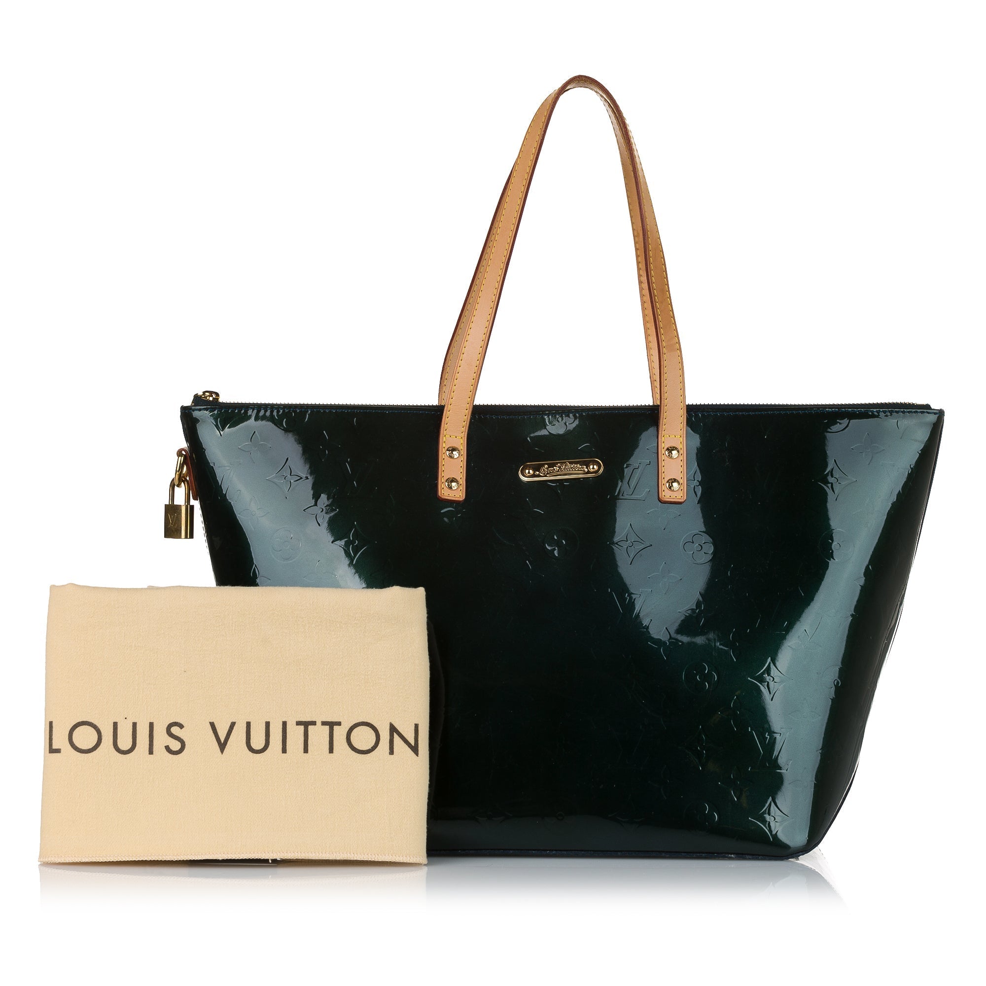 Louis Vuitton Bellevue GM Green Monogram Vernis