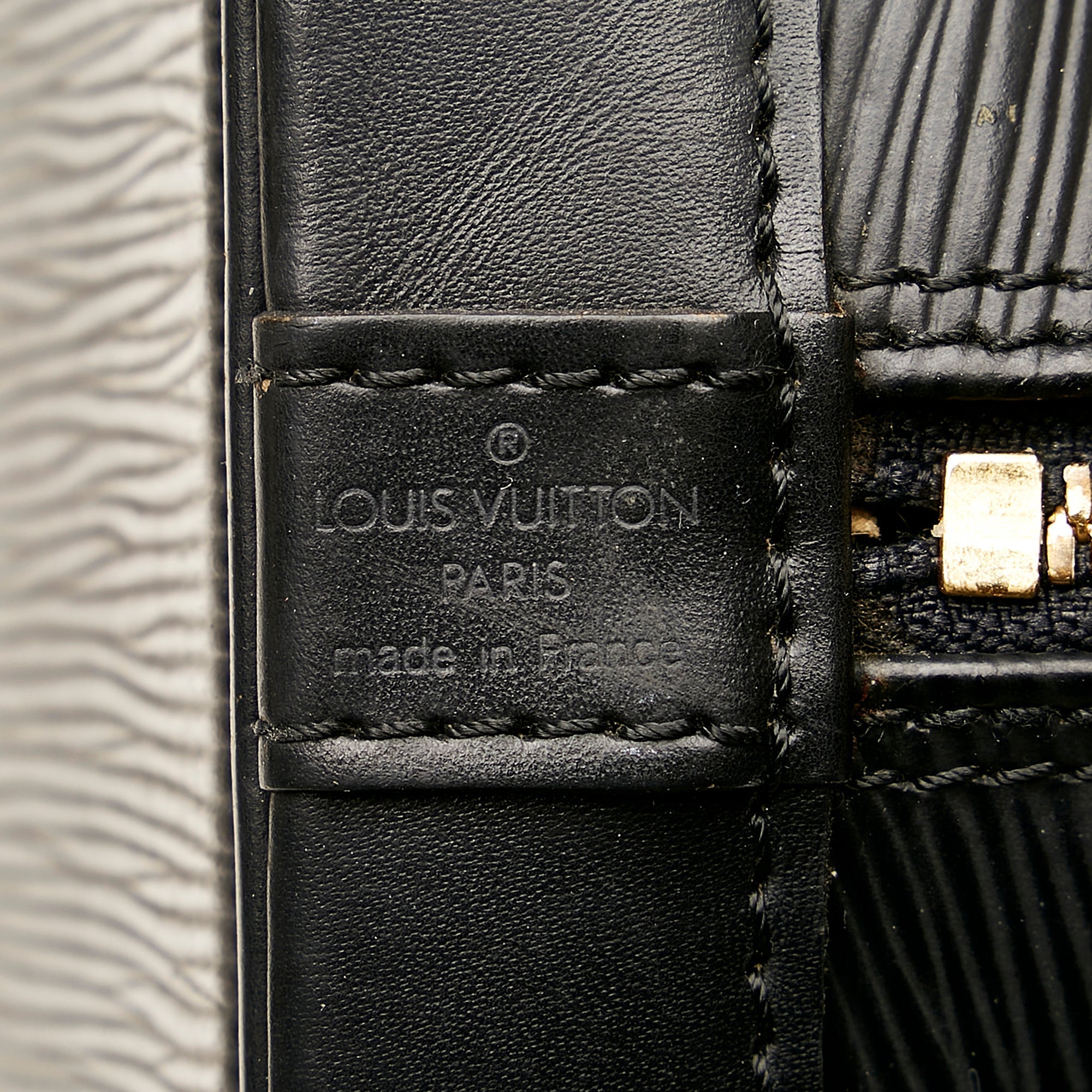 Louis Vuitton Alma PM Black Epi