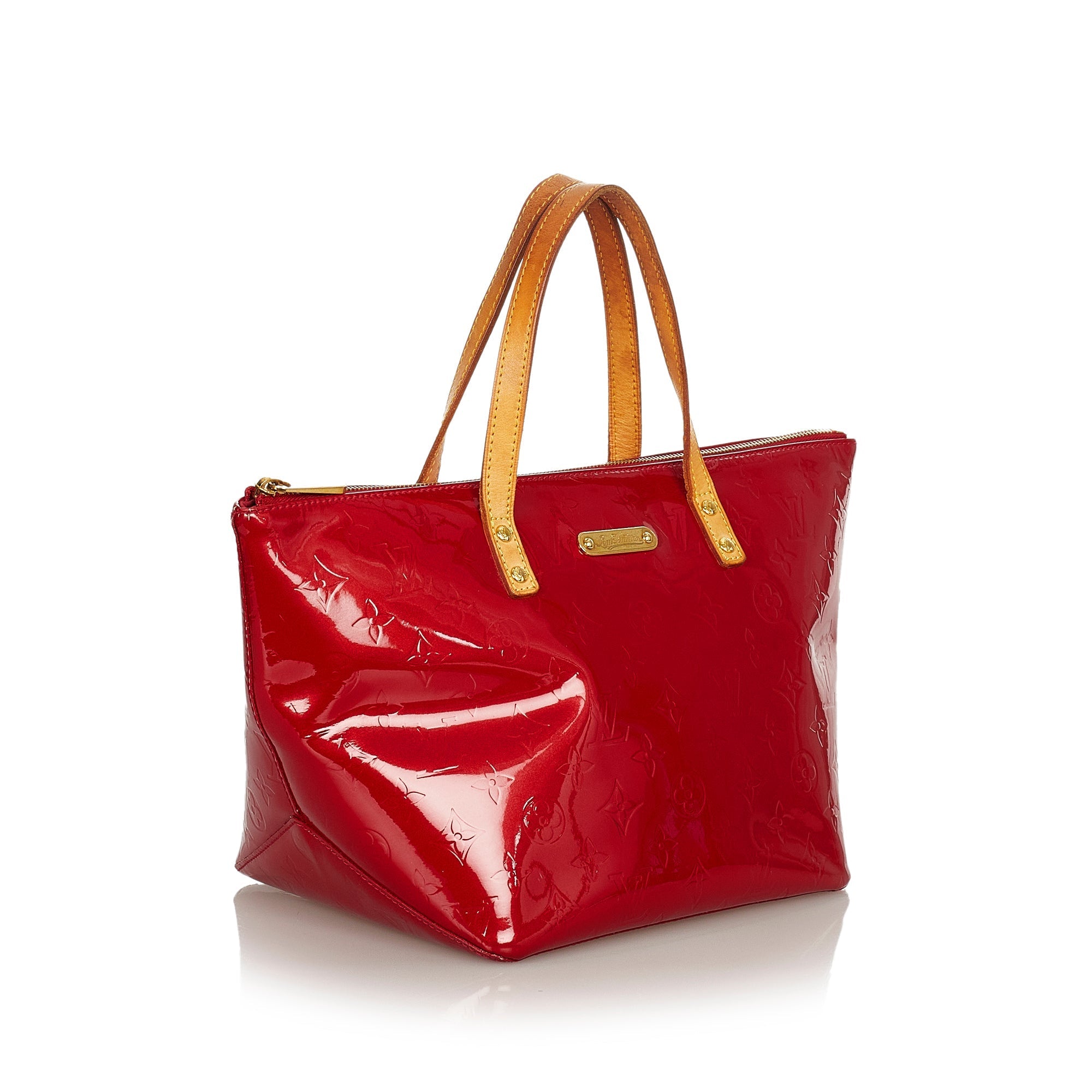 Louis Vuitton Bellevue PM Red Monogram Vernis