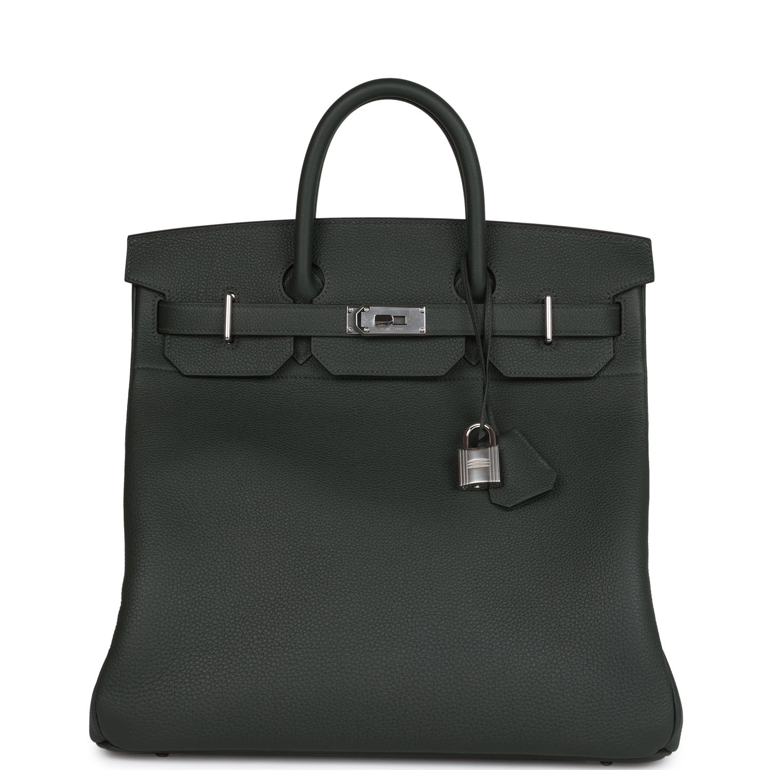 Hermes HAC Birkin 40 Vert Fonce Togo Palladium Hardware