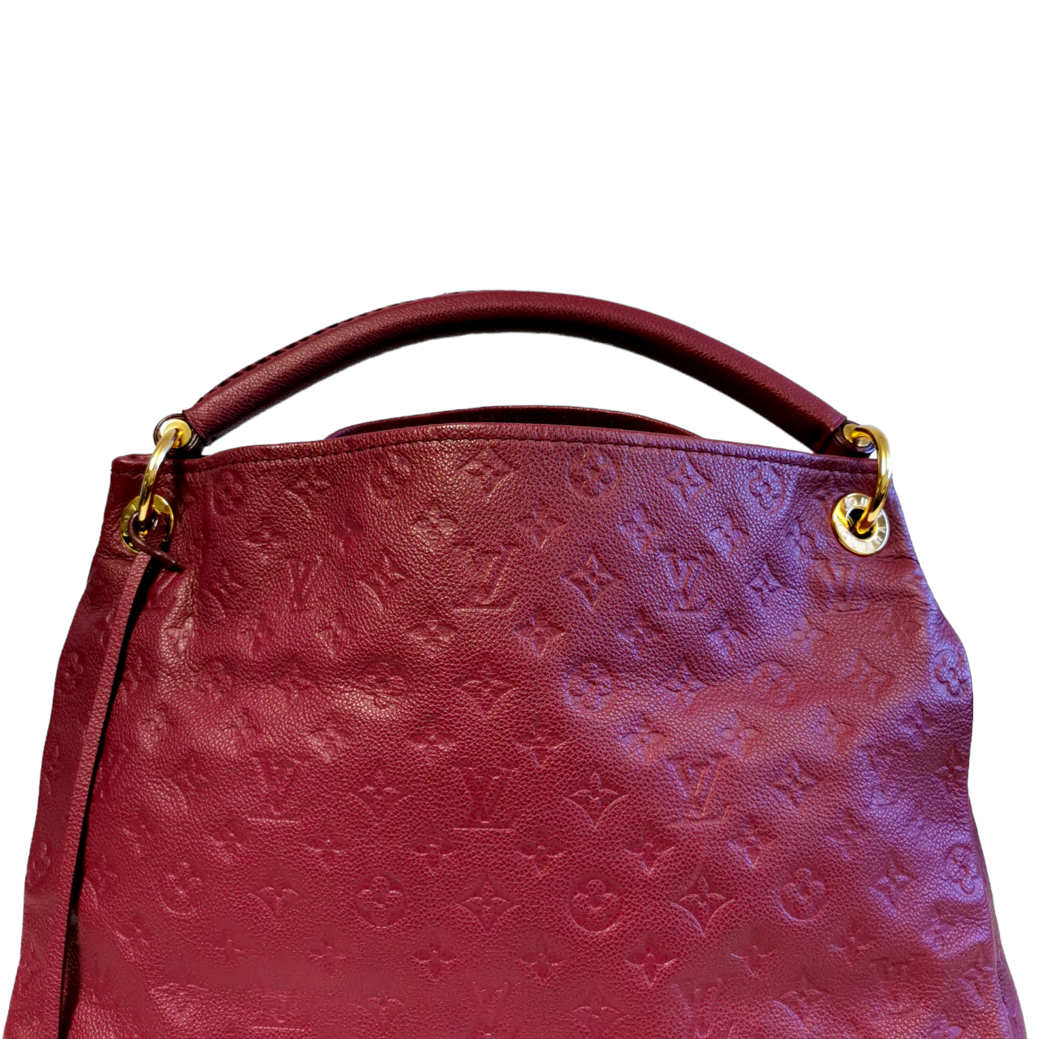 Louis Vuitton Artsy MM Red Aurore Monogram Empreinte