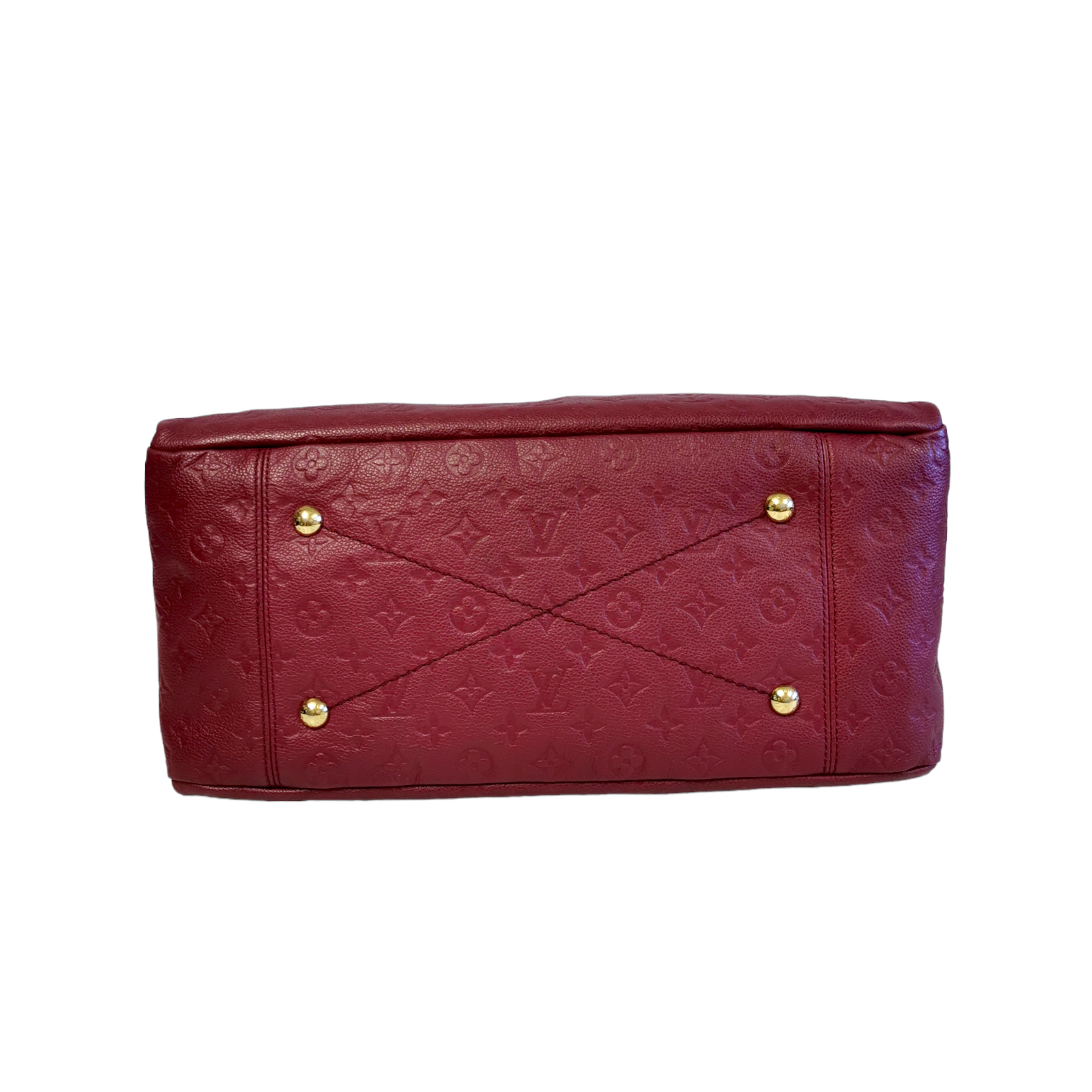 Louis Vuitton Artsy MM Red Aurore Monogram Empreinte