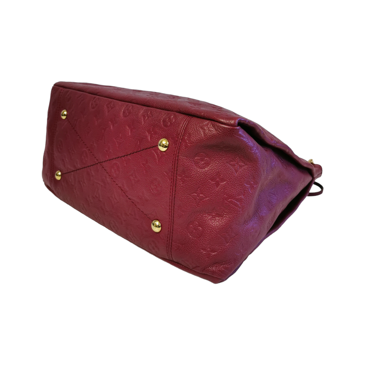 Louis Vuitton Artsy MM Red Aurore Monogram Empreinte