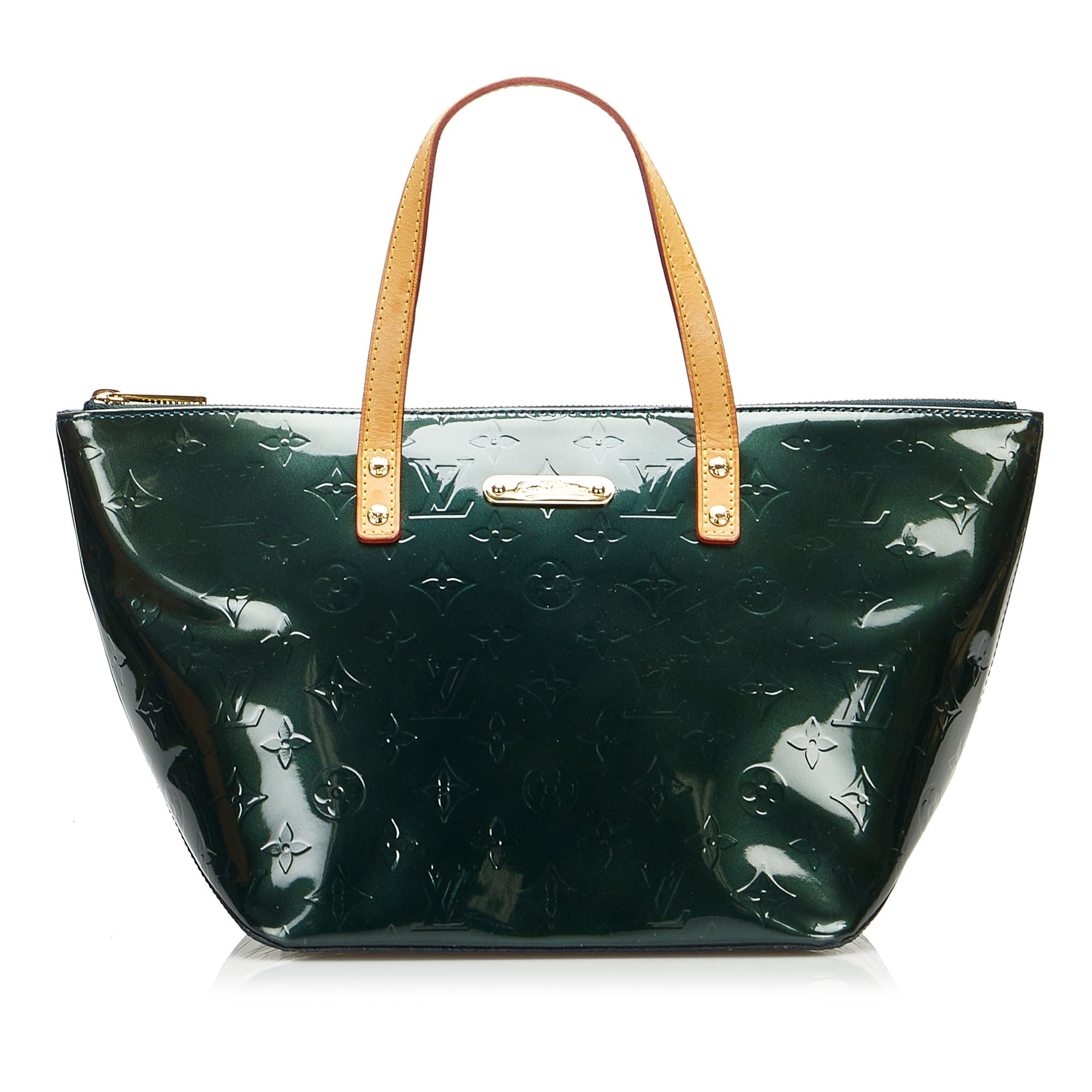 Louis Vuitton Bellevue PM Green Monogram Vernis