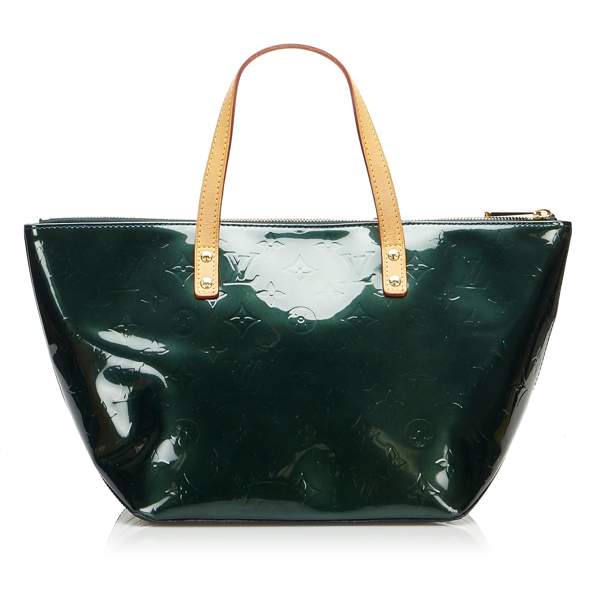 Louis Vuitton Bellevue PM Green Monogram Vernis