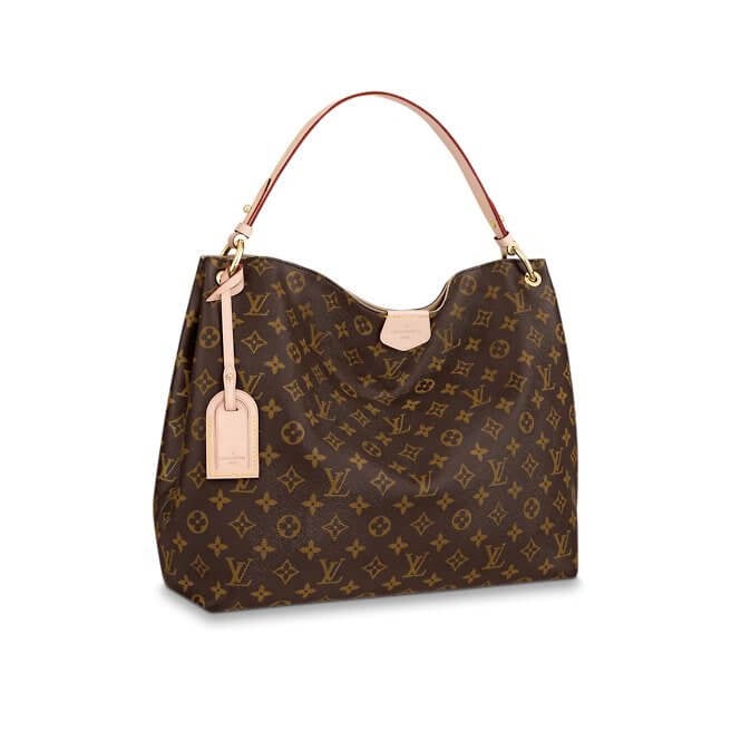 L*V Graceful MM Monogram Canvas Handbags